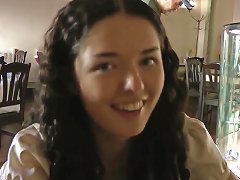 Young Brunette Leonora Looks Pretty And Makes Me Wild On The Street Porn Videos