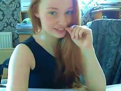 Sweet And Slender Gingerhead Teen Masturbates On Webcam Porn Videos