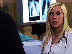Blonde Nurse Gets Horny In The Hospital And Is Fucked By Her Patient Porn Videos