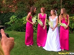 Beautiful Bride Plays Lesbian Games With Her Charming Bridesmaids Porn Videos
